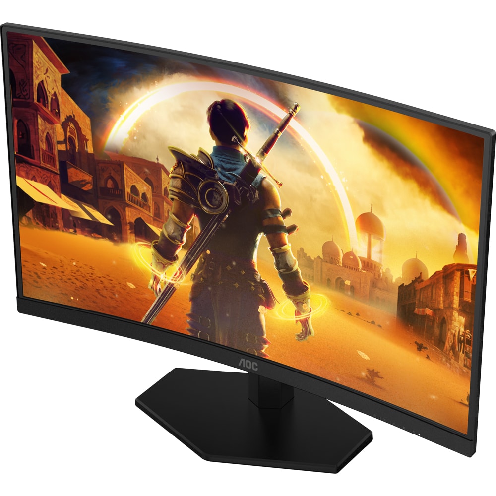 Monitor Gaming LED VA Curbat AOC C27G42FE, 27", Full HD, 180Hz, Adaptive Sync, negru