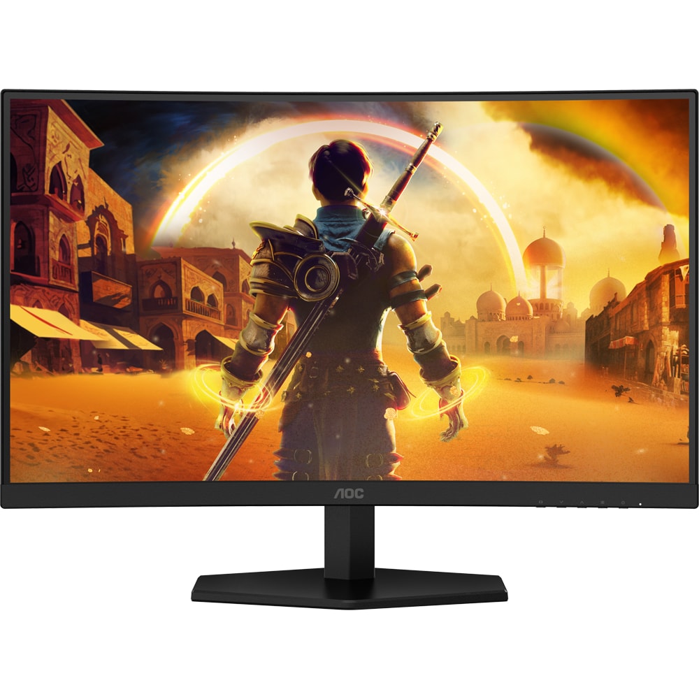 Monitor Gaming curbat WLED FAST VA AOC C27G42ZE, 27", Full HD, 260Hz, HDR10, Adaptive Sync, negru