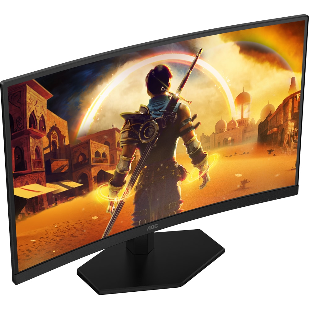 Monitor Gaming curbat WLED FAST VA AOC C27G42ZE, 27", Full HD, 260Hz, HDR10, Adaptive Sync, negru