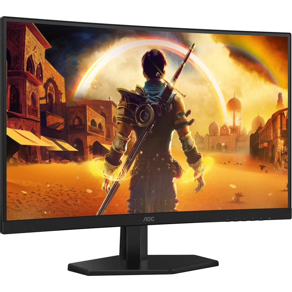 Monitor Gaming curbat WLED FAST VA AOC C27G42ZE, 27", Full HD, 260Hz, HDR10, Adaptive Sync, negru