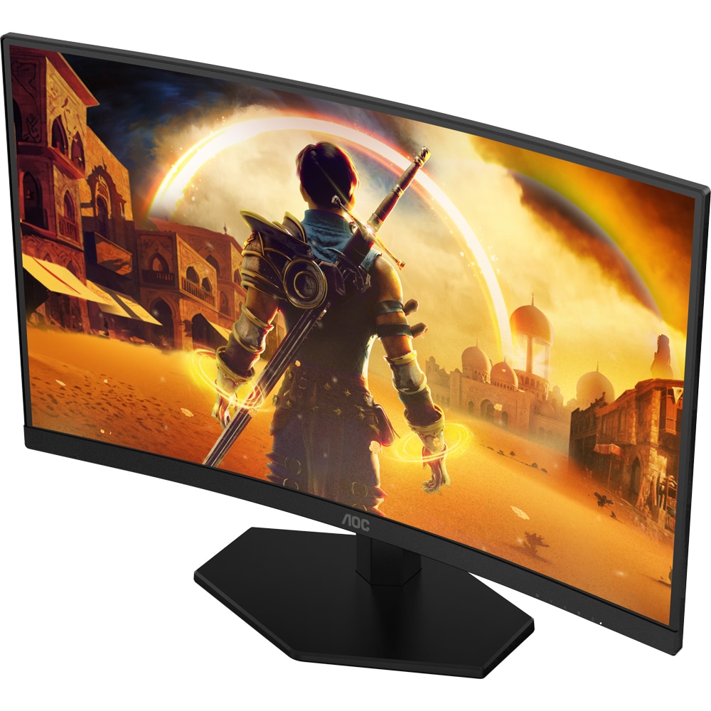 Monitor Gaming curbat WLED FAST VA AOC C27G42ZE, 27", Full HD, 260Hz, HDR10, Adaptive Sync, negru