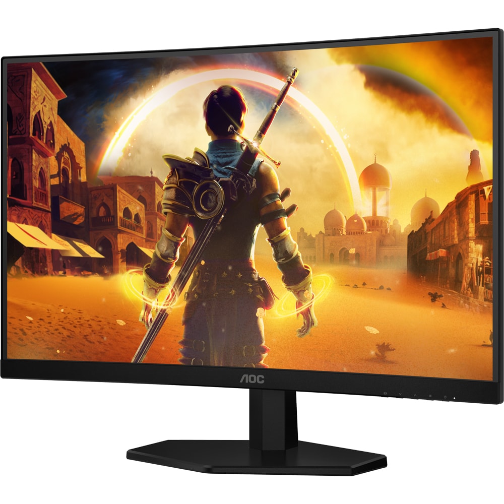 Monitor Gaming curbat WLED FAST VA AOC C27G42ZE, 27", Full HD, 260Hz, HDR10, Adaptive Sync, negru