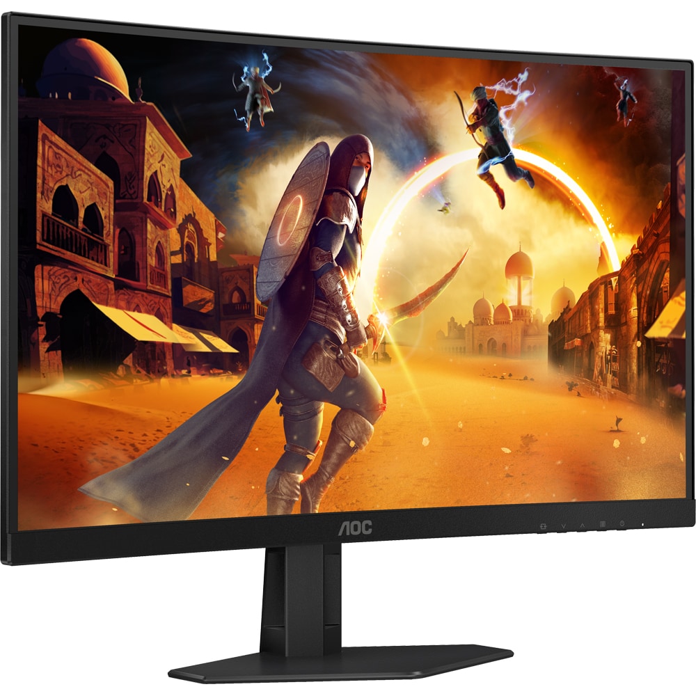 Monitor Gaming curbat LED Fast VA AOC C27G4ZXE, 27", Full HD, 280Hz, HDR10, negru