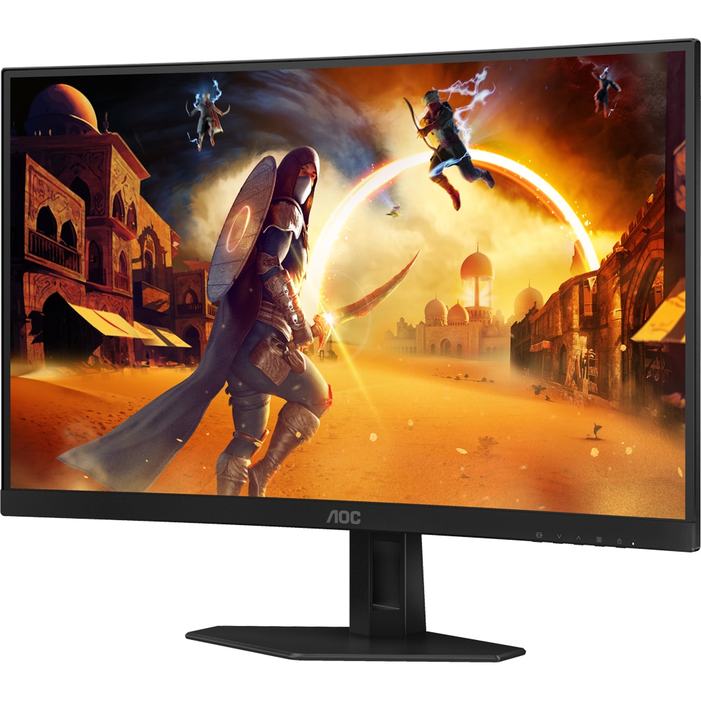 Monitor Gaming curbat LED Fast VA AOC C27G4ZXE, 27", Full HD, 280Hz, HDR10, negru