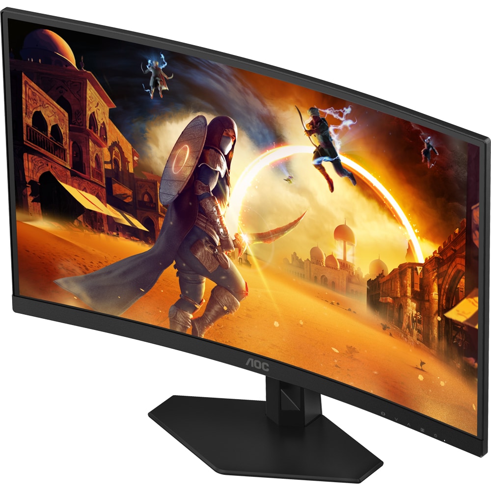 Monitor Gaming curbat LED Fast VA AOC C27G4ZXE, 27", Full HD, 280Hz, HDR10, negru