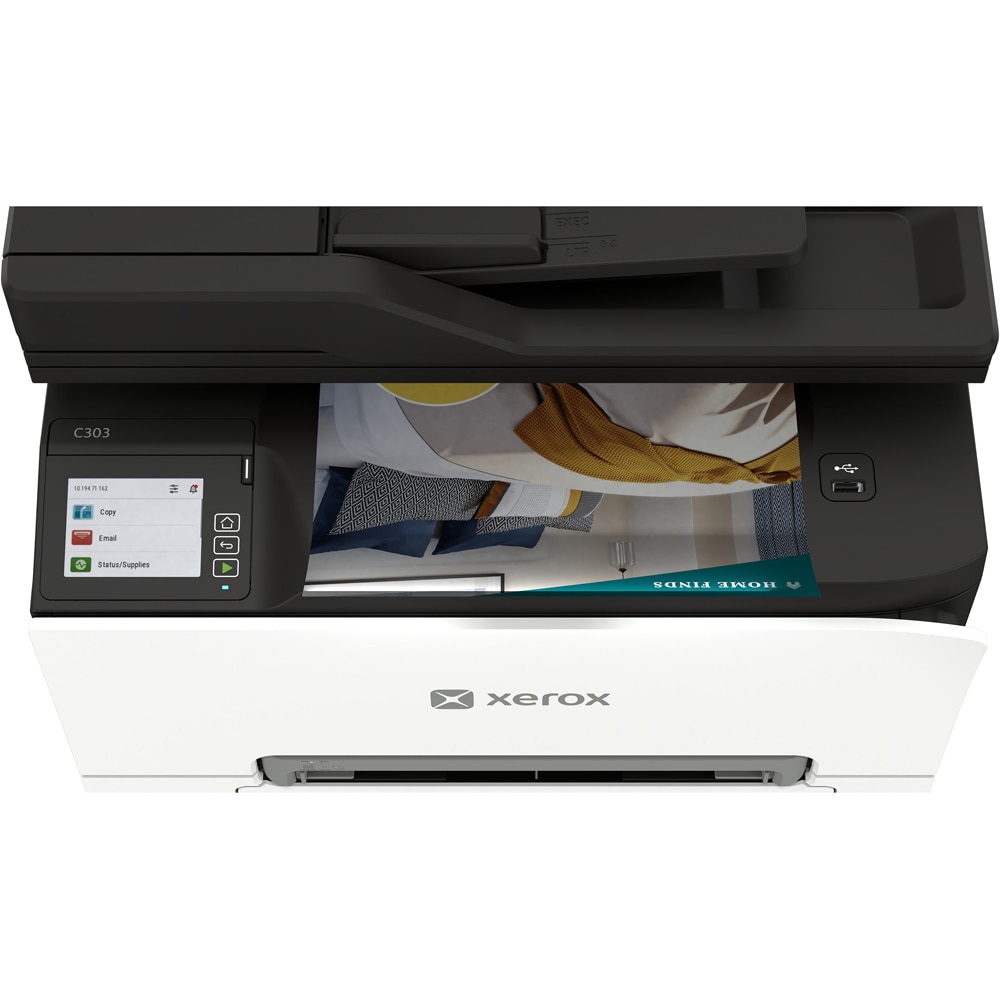 Multifunctional laser color XEROX C303A, A4, USB, Retea, Wi-Fi, Fax