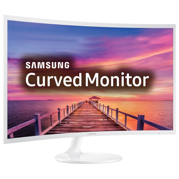 Monitor curbat LED VA SAMSUNG LC32F391FWU, 32", Full HD, 60Hz, alb