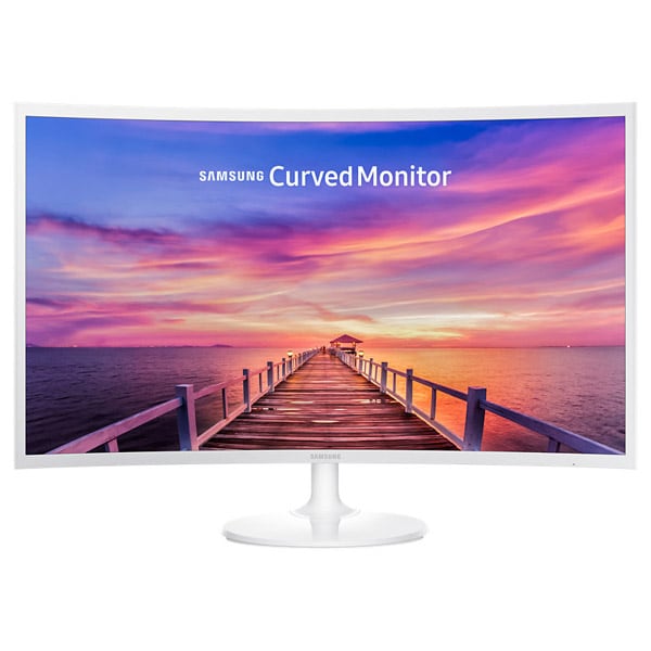 Monitor curbat LED VA SAMSUNG LC32F391FWU, 32", Full HD, 60Hz, alb