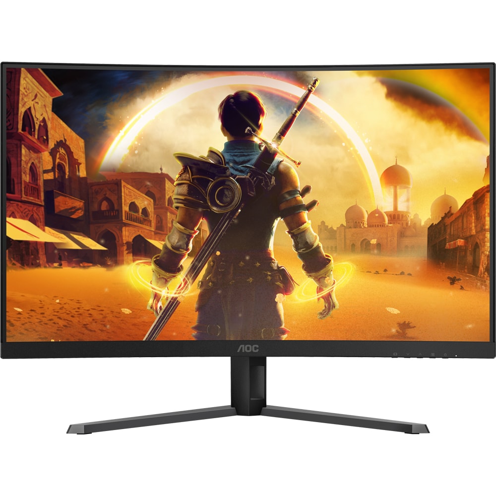 Monitor Gaming curbat LED VA AOC C32G42ZE, 31.5" Full HD, 260Hz, Flicker Free, negru