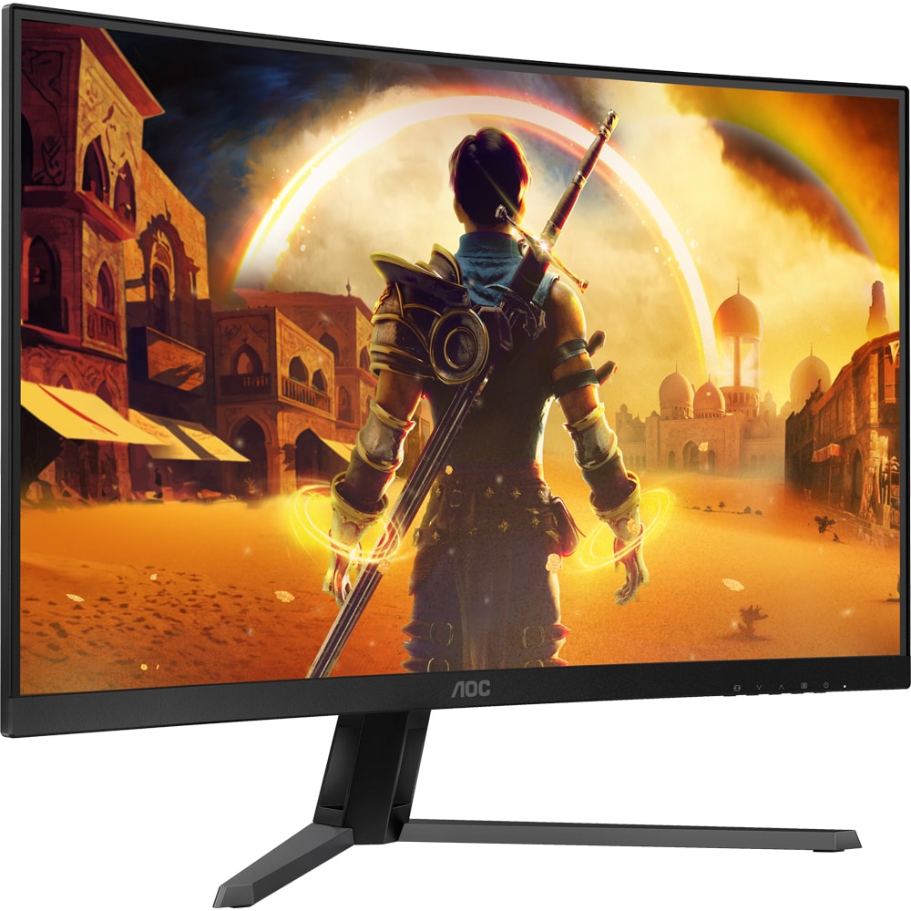 Monitor Gaming curbat LED VA AOC C32G42ZE, 31.5" Full HD, 260Hz, Flicker Free, negru