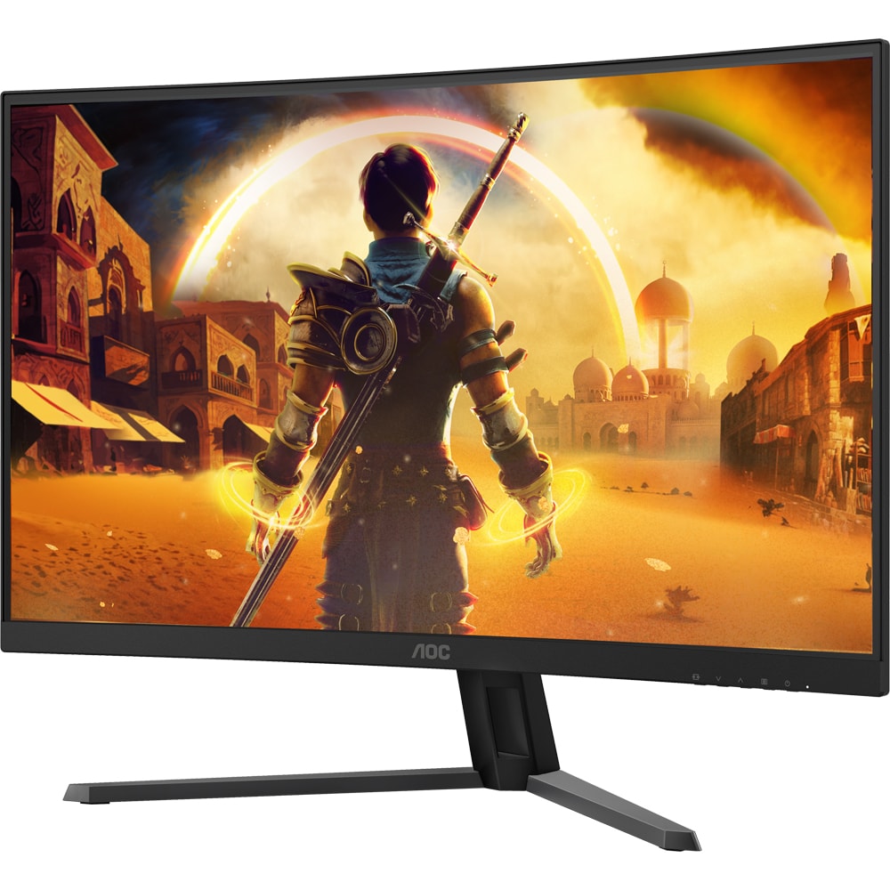 Monitor Gaming curbat LED VA AOC C32G42ZE, 31.5" Full HD, 260Hz, Flicker Free, negru