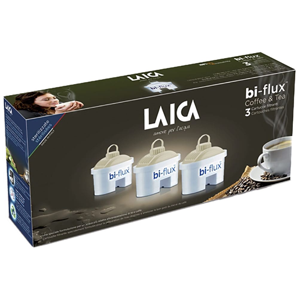 Set filtre LAICA Bi-Flux Tea&Coffee C3M, 3 buc, alb