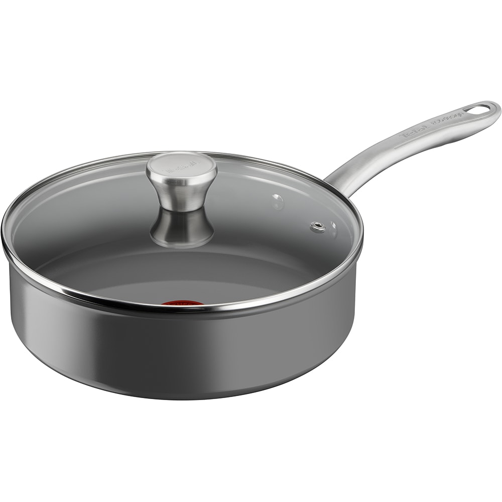Cratita TEFAL Renew+, 24 cm, aluminiu, gri