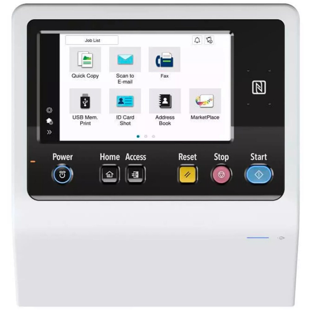 Multifunctional laser color KONICA MINOLTA Bizhub C57i A3, USB, Retea, alb-negru