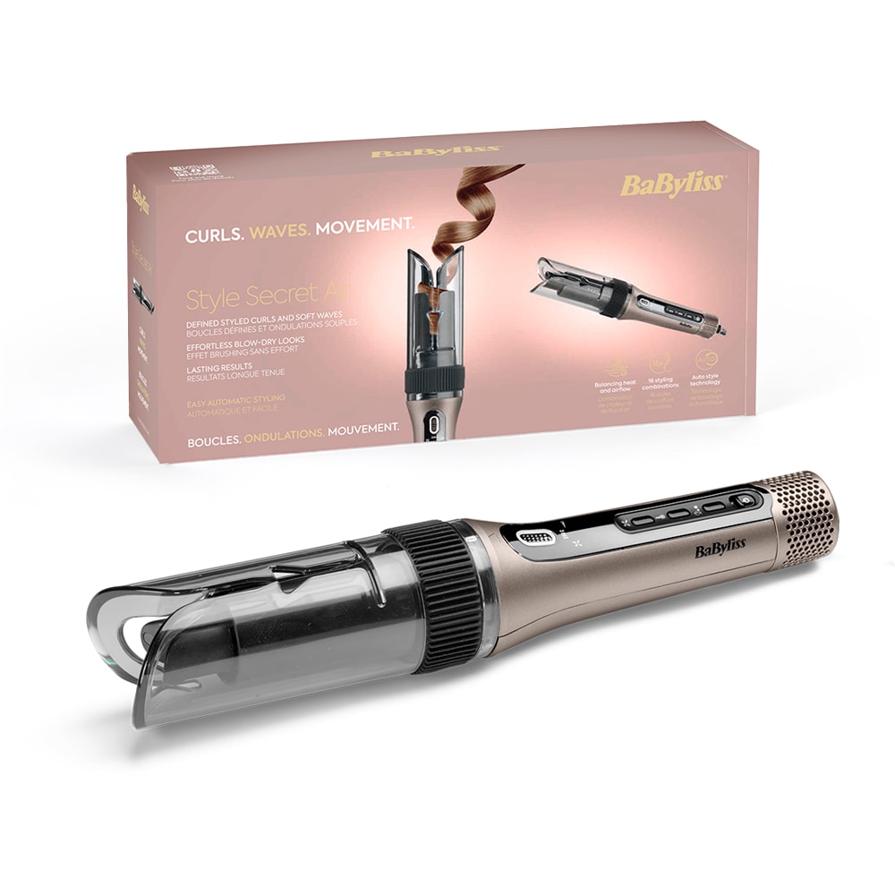 Ondulator automat BABYLISS Style Secret C6688E, invelis ceramic, bej