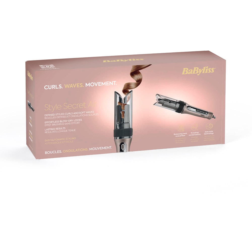 Ondulator automat BABYLISS Style Secret C6688E, invelis ceramic, bej