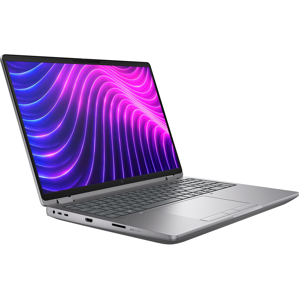 Laptop HP ZBook Fury G1i, Intel Core Ultra 7 255HX pana la 5.2GHz, 16" 2.5K, 32GB, SSD 1TB, NVIDIA RTX PRO 3000 Blackwell, Windows 11 Pro, argintiu