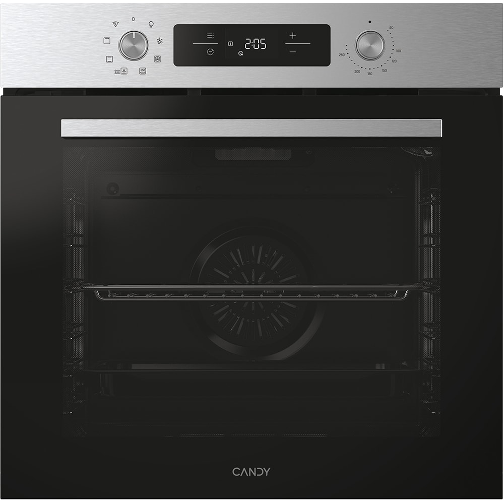 Cuptor incorporabil CANDY Bake 600 CA6 NP3T3HTX, Electric, Autocuratare hidrolitica, 78 l, Clasa A++, Wi-Fi, inox