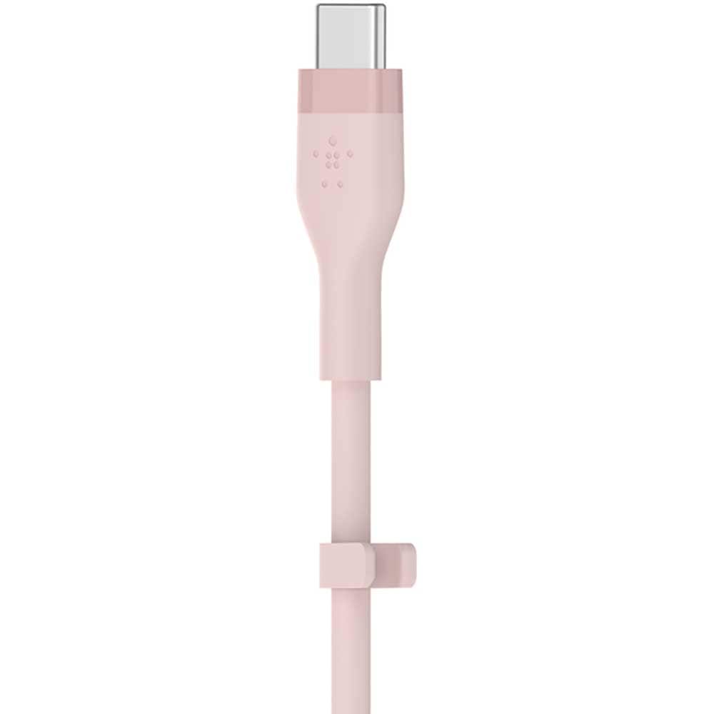 Cablu date BELKIN CAA009bt1MPK, USB-C - Lightning, 1m, roz