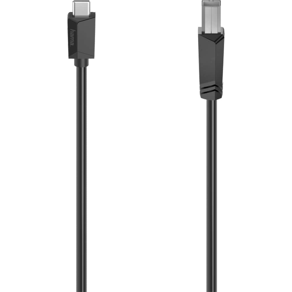 Cablu USB C - USB B HAMA 200642, 1.5m, negru