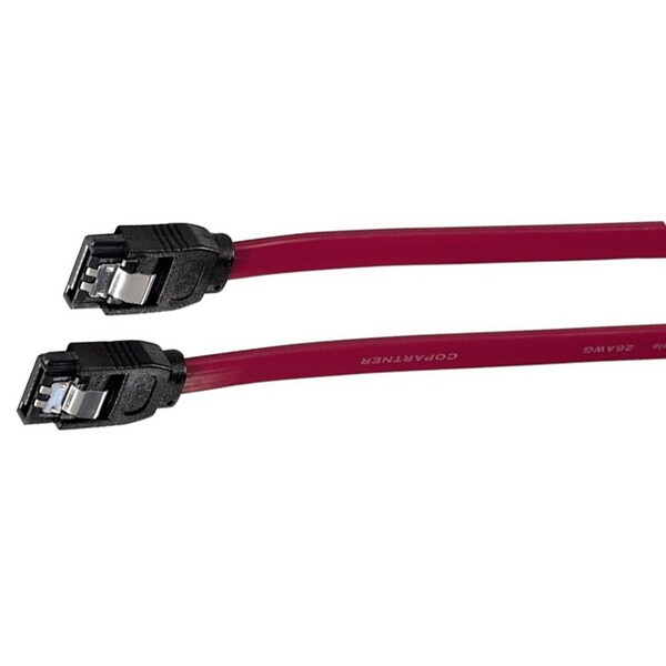 Cablu de date SATA III HAMA 54575, 0.6m, rosu