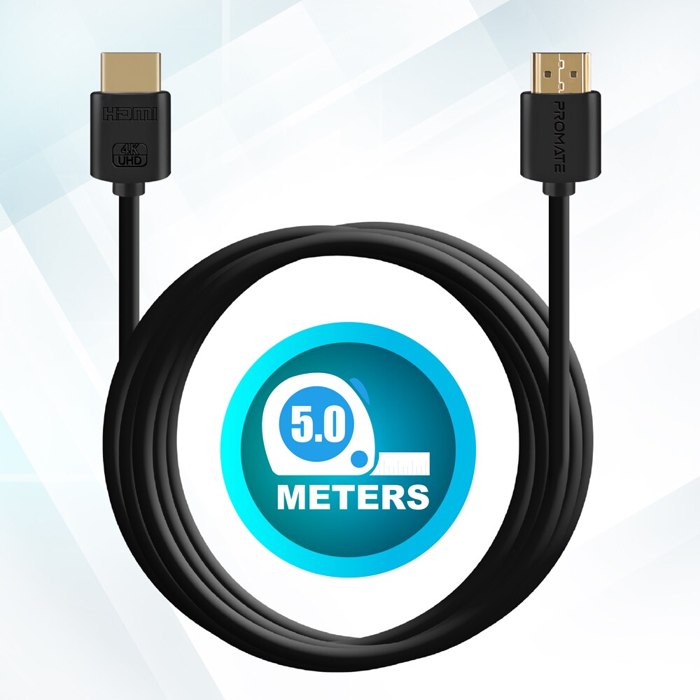 Cablu HDMI PROMATE ProLink4K2-500, 5m, vers 2.0, negru