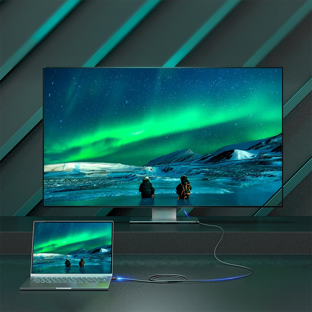 Cablu HDMI PROMATE ProLink4K60-15M vers 2.0, fibra optica, 4K, 15m, negru