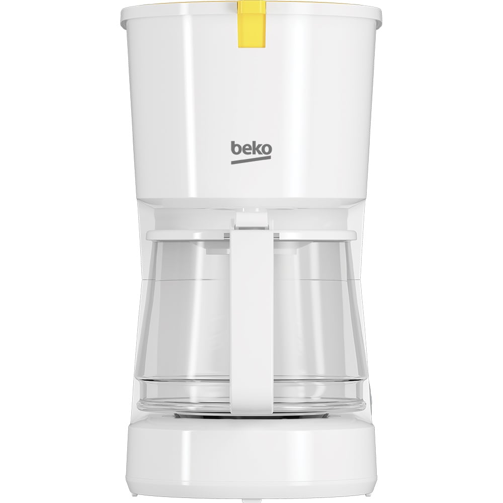 Cafetiera BEKO CFM4340W, 1.25l, 900W, pana la 10 cesti, alb-gri