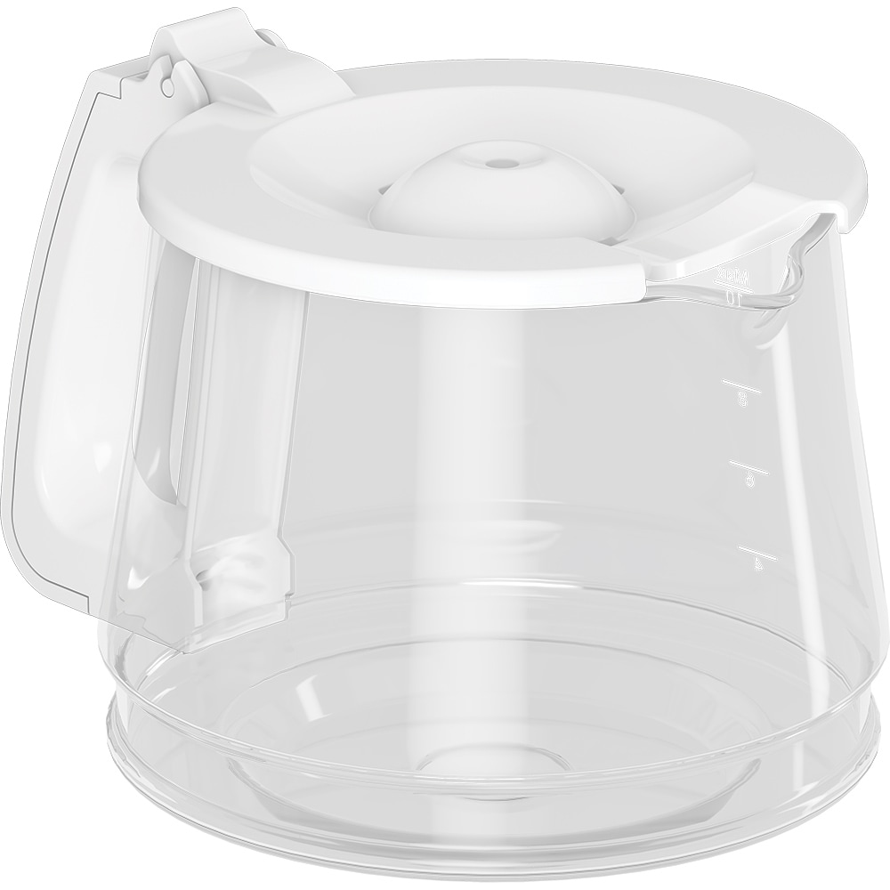 Cafetiera BEKO CFM4340W, 1.25l, 900W, pana la 10 cesti, alb-gri