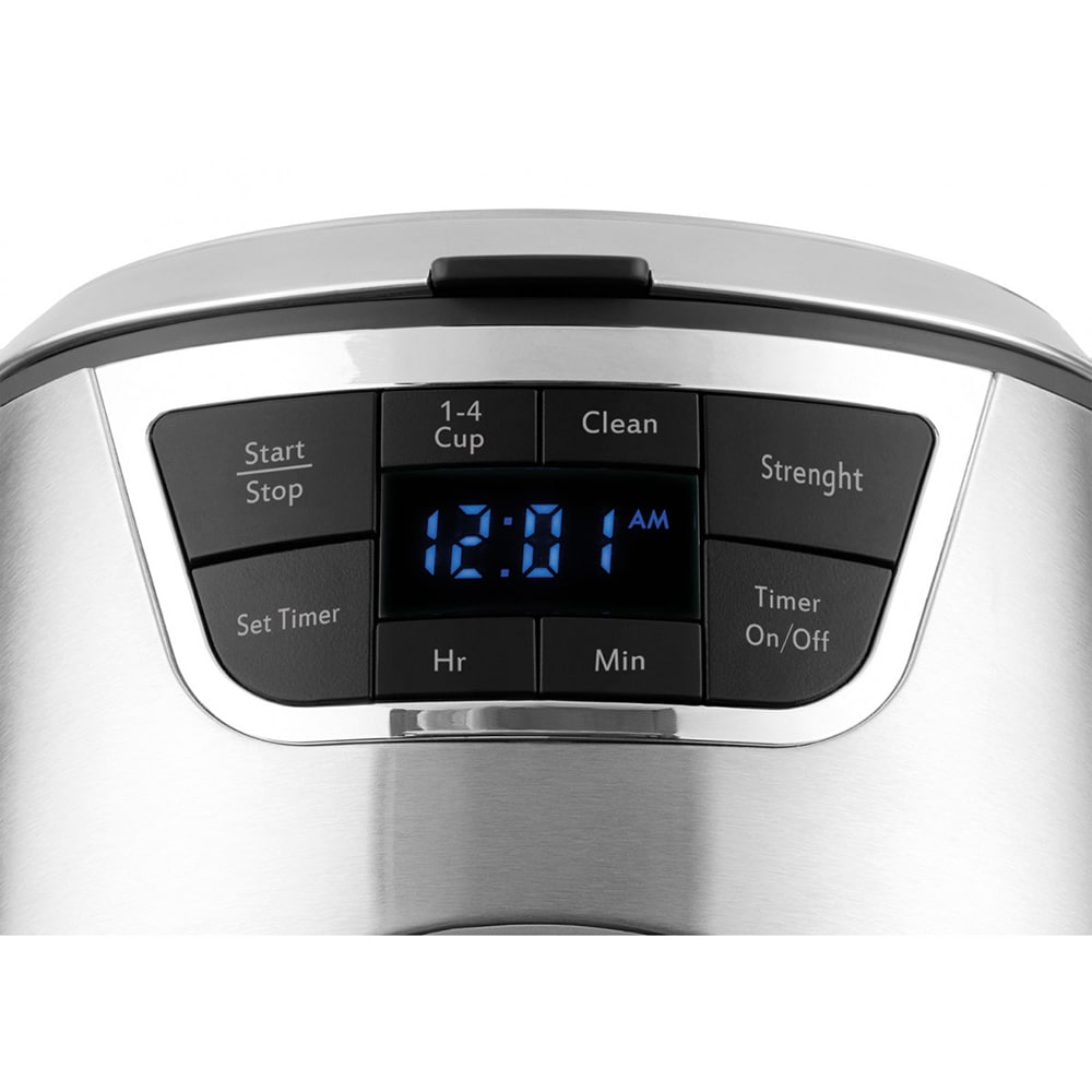 Cafetiera CATLER CM4010, 1.8l, 1000W, 15 cesti, argintiu-negru