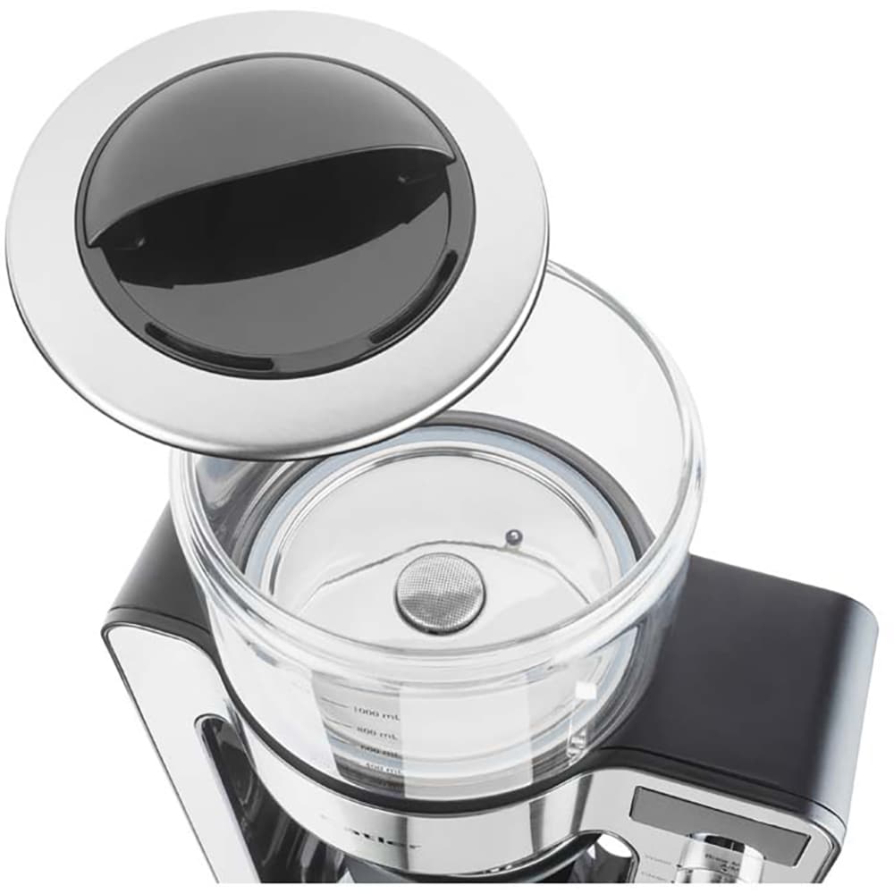 Cafetiera CATLER CM412, 1l, 1500W, 6 cesti, argintiu-negru