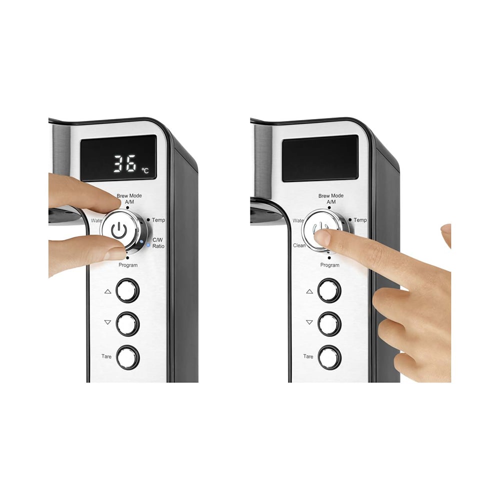 Cafetiera CATLER CM412, 1l, 1500W, 6 cesti, argintiu-negru