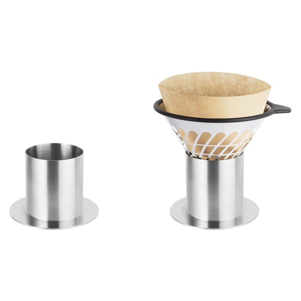 Cafetiera CATLER CM412, 1l, 1500W, 6 cesti, argintiu-negru