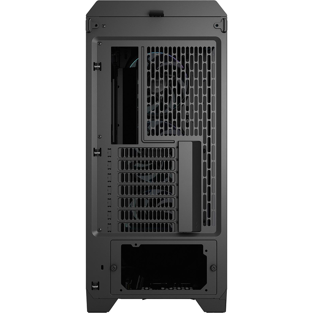 Carcasa PC FRACTAL DESIGN Meshify 3 Ambience Pro RGB Black TG Light Tint, USB Type-C 20Gbps, fara sursa, RGB, negru