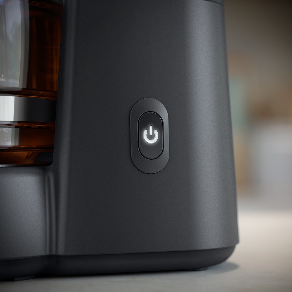 Cafetiera PHILIPS Essentials Collection Seria 1000 HD7430/90, 1.25l, 1000W, 10 cesti, negru
