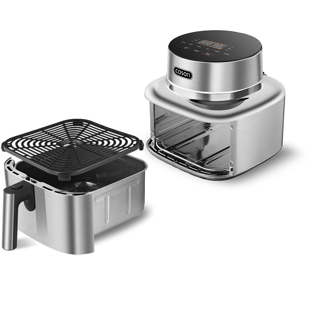 Friteuza cu aer cald COSORI Iconic CAF-SE601-SCEU, 6.2l, 1725W, argintiu