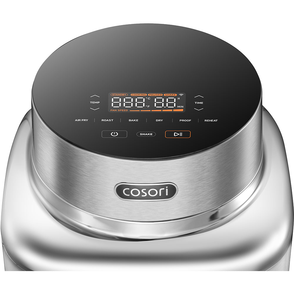 Friteuza cu aer cald COSORI Iconic CAF-SE601-SCEU, 6.2l, 1725W, argintiu