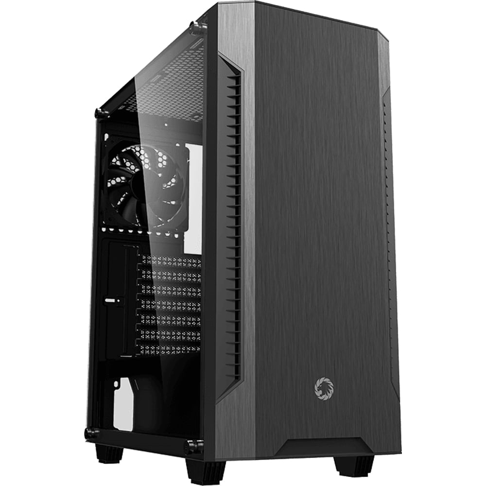 Carcasa PC GAMEMAX Fortress TG, USB 3.0, fara sursa, negru