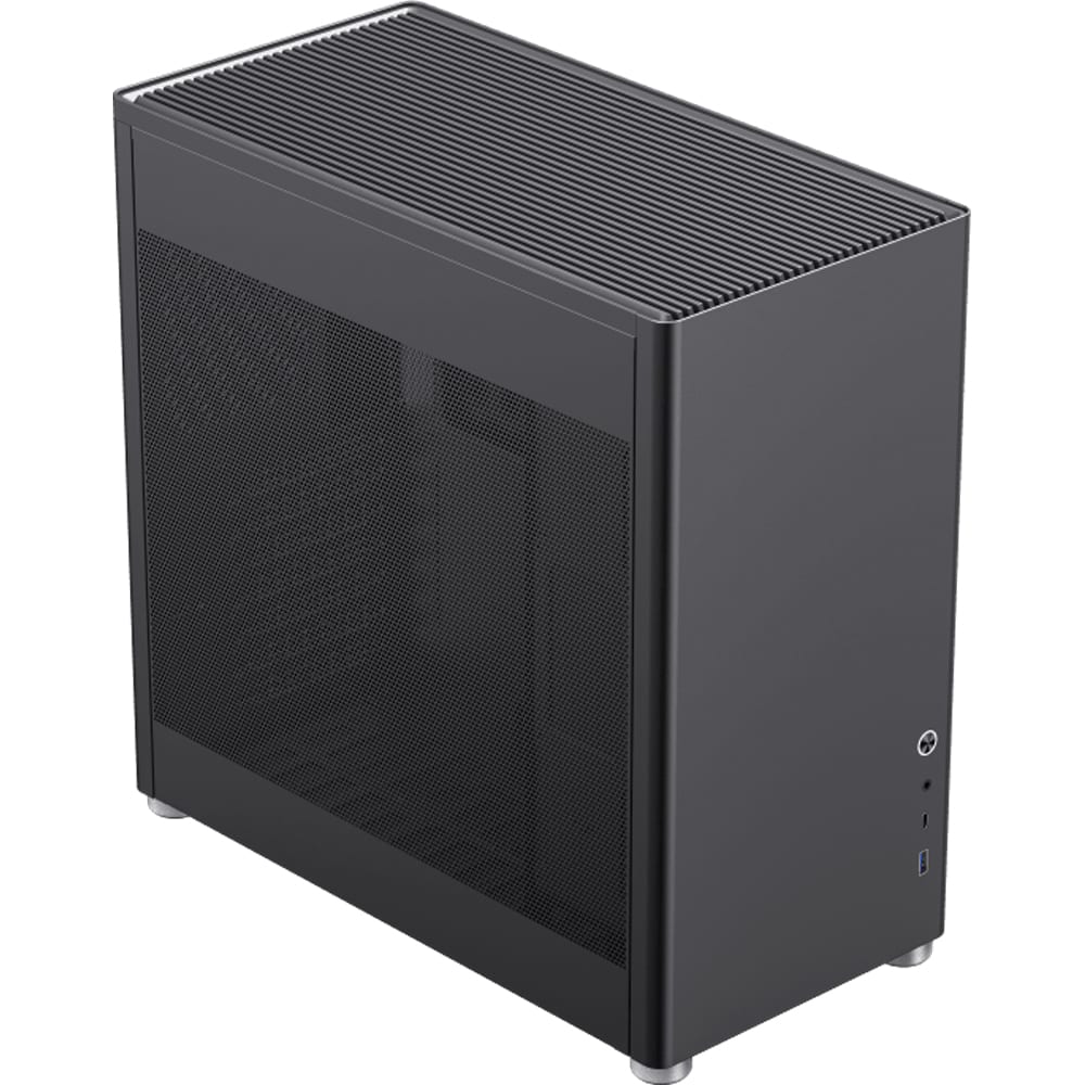 Carcasa PC GAMEMAX Meshbox Black, USB 3.2 type C, fara sursa, negru