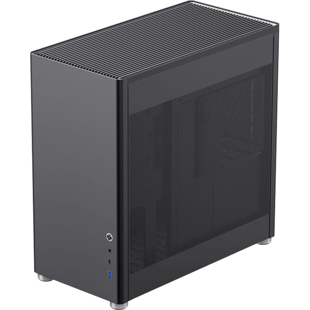 Carcasa PC GAMEMAX Meshbox Black, USB 3.2 type C, fara sursa, negru