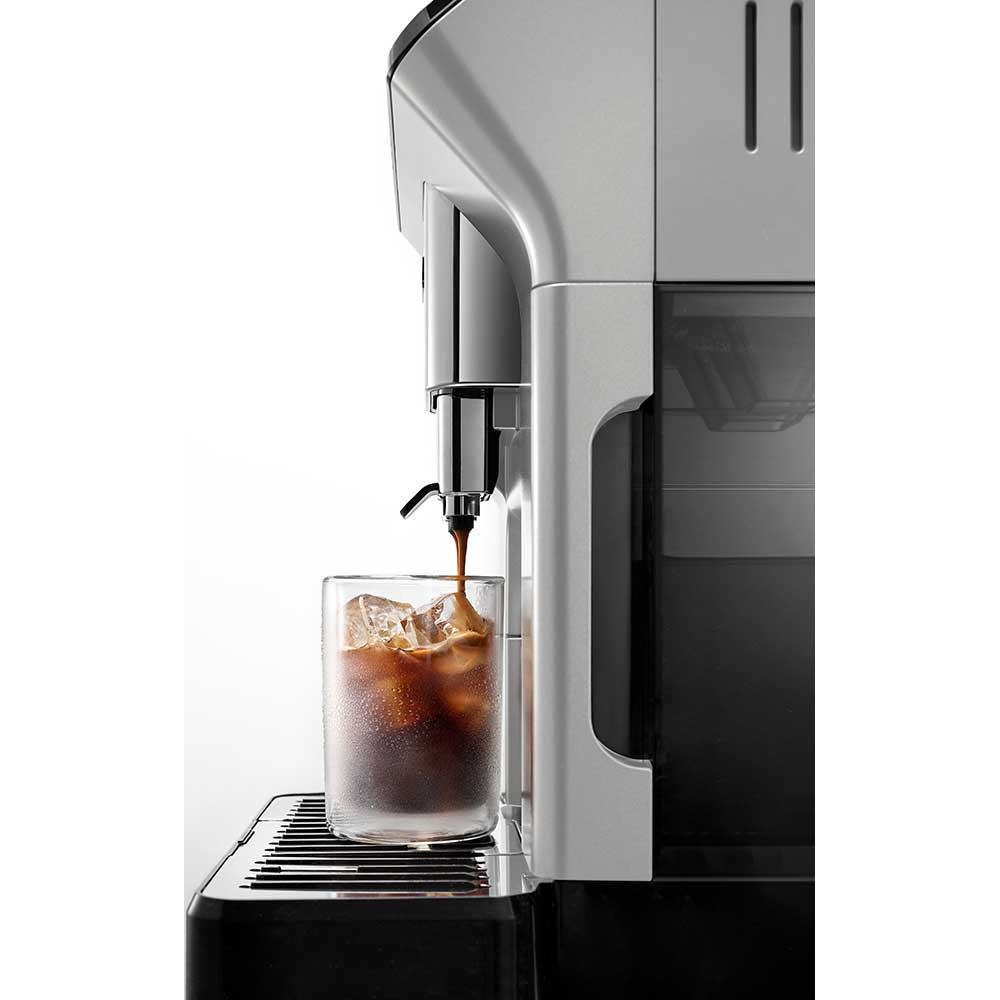 Espressor automat DELONGHI Eletta Explore ECAM 450.65.S, 1.8l, 1450W, 19 bar, 50+bauturi calde si reci, argintiu-negru