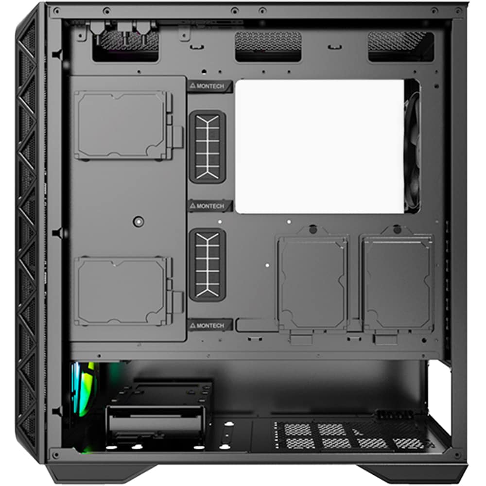 Carcasa PC MONTECH Air 903 Max, USB Type-C, fara sursa, iluminare ARGB, negru