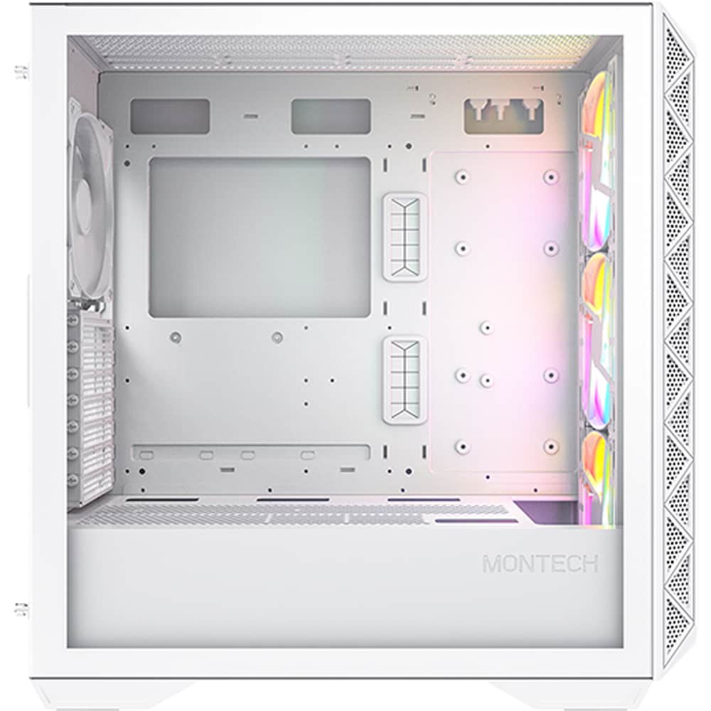 Carcasa PC MONTECH Air 903 Max, USB Type-C, fara sursa, iluminare ARGB, alb