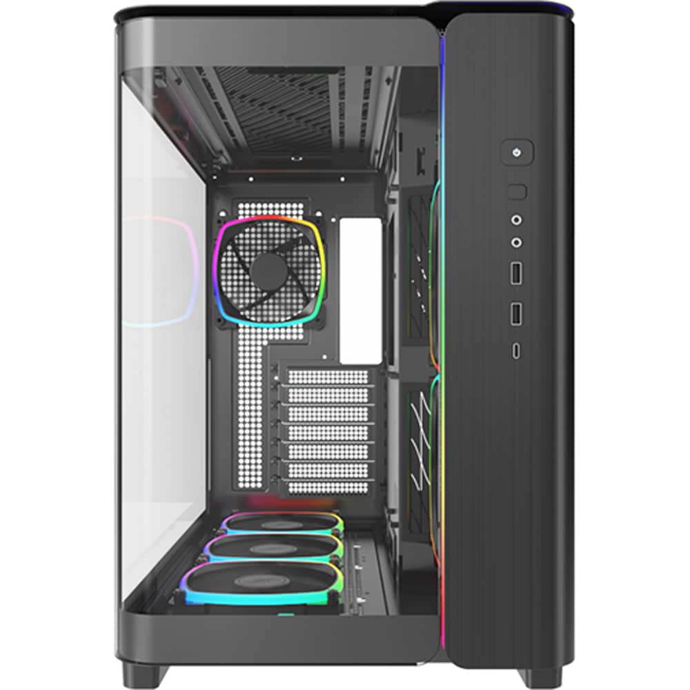 Carcasa PC MONTECH King Pro 95, USB Type-C, fara sursa, iluminare ARGB, negru
