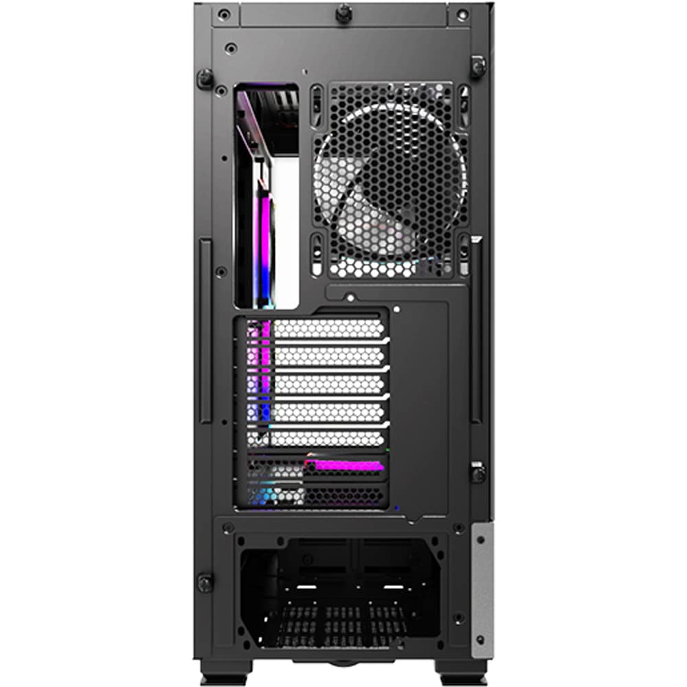 Carcasa PC MONTECH Sky Two, USB Type-C, fara sursa, iluminare ARGB, negru