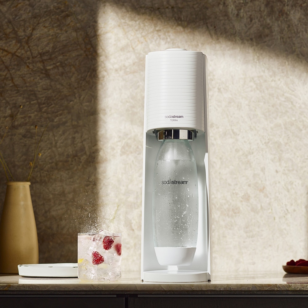 Aparat preparare bauturi carbogazoase SODASTREAM Terra 1012811400, 1l, alb
