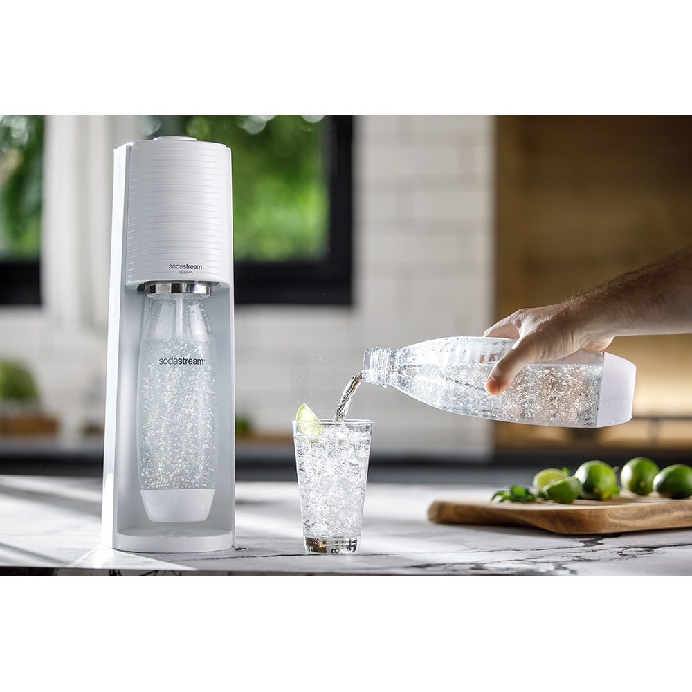 Aparat preparare bauturi carbogazoase SODASTREAM Terra 1012811400, 1l, alb