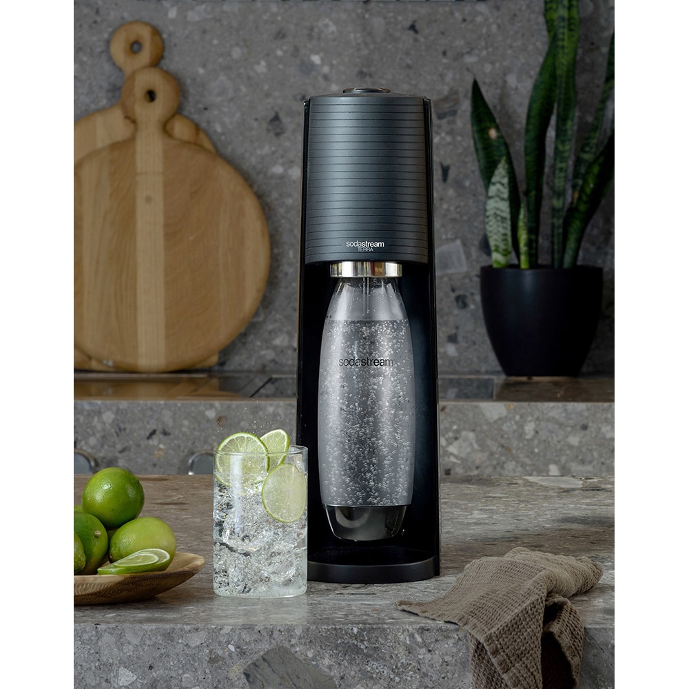 Aparat preparare bauturi carbogazoase SODASTREAM Terra 1012811401, 1l, negru