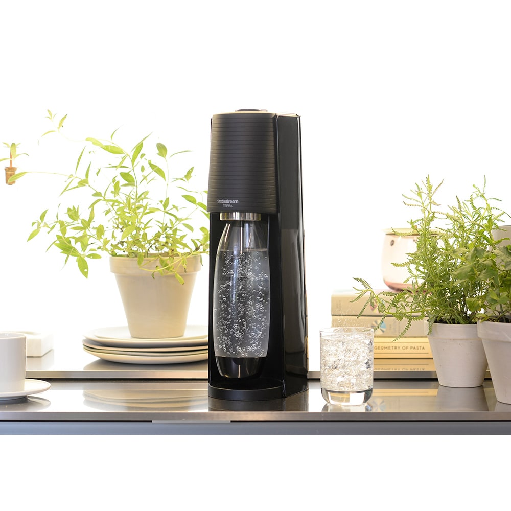 Aparat preparare bauturi carbogazoase SODASTREAM Terra 1012811401, 1l, negru