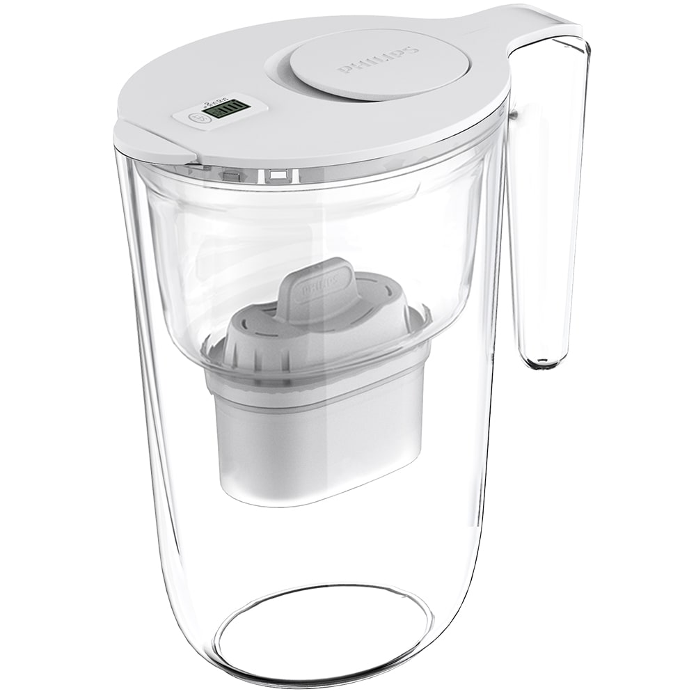 Cana filtranta PHILIPS 225163, 2.6l, alb-transparent